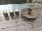 Luciferdsoudr in koper met 3 bijhorende lucifer doosjes, Ophalen of Verzenden