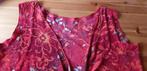 Leuke mouwloze bolero top striklint rode bloemen M, Maat 38/40 (M), Ophalen of Verzenden, Zo goed als nieuw, Zonder mouw