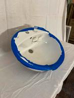 Lavabo céramqiue blanche à encastrer, Doe-het-zelf en Bouw, Ophalen, Nieuw, Wastafel
