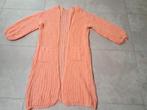 Lange zachte cardigan mt Large (zie foto's), Ophalen of Verzenden, Zo goed als nieuw, Maat 42/44 (L), Oranje