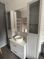 Badkamer spiegelkast en 2 lange kasten, Huis en Inrichting, Ophalen, Spiegelkast, 50 tot 100 cm, Zo goed als nieuw