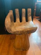 Afrikaans beeld hand stoel, Huis en Inrichting, Tafels | Statafels, Ophalen, Zo goed als nieuw