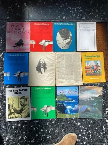 set van Pianoboeken beschikbaar voor biedingen