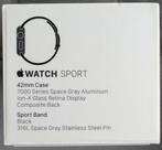 Apple Watch 42mm Serie 0 Sport A1554 (EMC 2871) 8 GB, Telecommunicatie, Mobiele telefoons | Oordopjes, Ophalen, Gebruikt