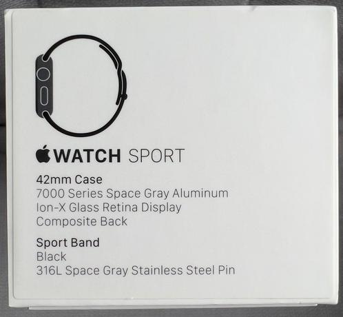 Apple Watch 42 mm Série 0 Sport A1554 (EMC 2871) 8 Go, Télécoms, Téléphonie mobile | Écouteurs, Utilisé, Enlèvement