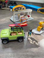 Playmobil - Benzinestation met 4x4, Kinderen en Baby's, Speelgoed | Playmobil, Complete set, Zo goed als nieuw