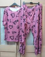 pyjama rose motifs coeur taille 5xl (54), Vêtements | Femmes, Grandes tailles, Shein, Rose, Lingerie ou Maillot de bain, Enlèvement ou Envoi