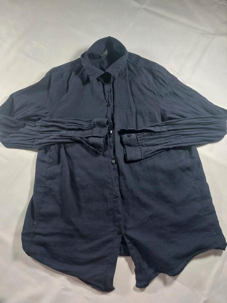 Chemise mauve foncé de la marque Zara, Kleding | Dames, Topjes, Zo goed als nieuw, Maat 34 (XS) of kleiner, Paars, Lange mouw