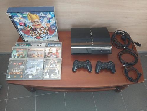 Playstation 3 + 11 spelletjes + accesoires, Games en Spelcomputers, Games | Sony PlayStation 3, Gebruikt, 2 spelers, Ophalen