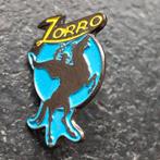 Vintage pin TV feuilleton Zorro, Verzamelen, Ophalen of Verzenden, Zo goed als nieuw, Figuurtje, Speldje of Pin