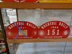 Rally plaat , schild Nacht uil Rally Fiat club, Ophalen of Verzenden, Gebruikt, Auto's