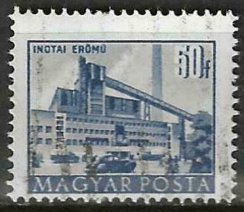 Hongarije 1951-1952 - Yvert 1007A - Heropbouwingsplan (ST), Timbres & Monnaies, Timbres | Europe | Hongrie, Affranchi, Envoi