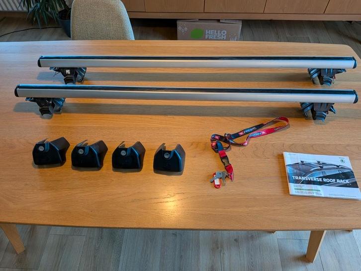 Originele Skoda Dakdragers / Dwarsdragers, Auto diversen, Dakdragers, Ophalen