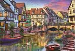 Puzzel van 2000 stukjes „Colmar Canal” (96 x 66 cm), Ophalen of Verzenden, Legpuzzel, Meer dan 1500 stukjes, Zo goed als nieuw