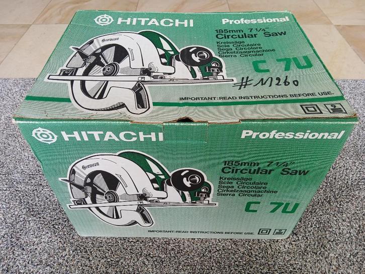 HITACHI elektrische Cirkelzaag C 7U – In nieuwstaat, Doe-het-zelf en Bouw, Gereedschap | Zaagmachines, Cirkelzaag, Ophalen of Verzenden