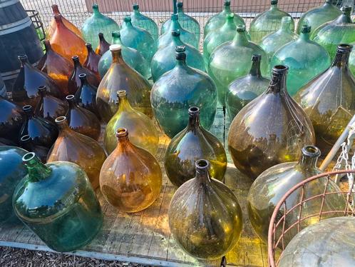 Dame jeanne flessen als decoratie vd tuin/ huis! Ruime keuze, Tuin en Terras, Tuinwanddecoratie, Zo goed als nieuw, Ophalen