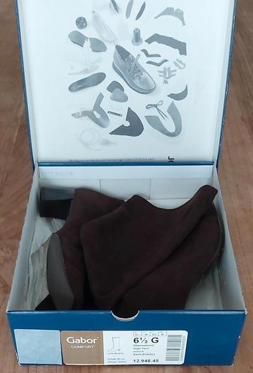 Gabor Milano High Tech Suede Comfort Laarsen hak Mocca mt.40 beschikbaar voor biedingen