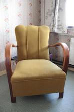 prachtige fauteuil stijl Jindřich Halabala, Huis en Inrichting, Fauteuils, Ophalen, Gebruikt, Hout, Jindřich Halabala