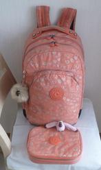 Kipling GD rugzak en pennenetui 100 pennen bicolore+ apen, 45 tot 60 cm, Gebruikt, Kipling, 25 tot 40 cm