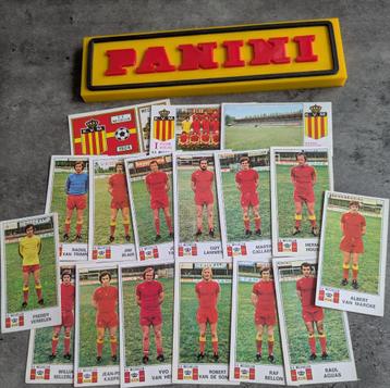 PANINI FOOTBALL 76 KV MECHELEN 18x STICKERS 1976 beschikbaar voor biedingen