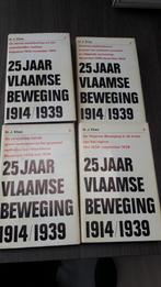 4 delen Volledig  25 jaar Vlaamse Beweging van H.J. Elias, Ophalen of Verzenden, Zo goed als nieuw, Maatschappij en Samenleving