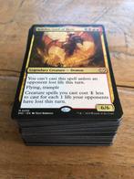 Magic the gathering deck red black, Ophalen of Verzenden, Zo goed als nieuw, Meerdere kaarten, Foil