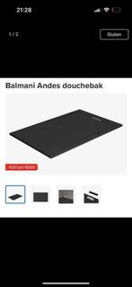 Balmani andes douchebak zwart, Huis en Inrichting, Ophalen, Nieuw
