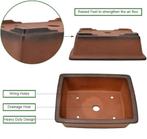 Decoratieve bloempot van keramiek voor bonsai GRATIS LEV, Tuin en Terras, Bloempotten, Overige materialen, Verzenden, Rechthoekig