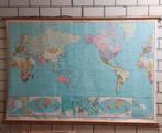 Grote schoolkaart wereldmap 210 x 147cm, Enlèvement ou Envoi, Géographie