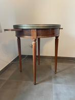 Tafel met warmwaterkruiken te koop, Huis en Inrichting, Ophalen, Gebruikt, Rond, 55 tot 75 cm