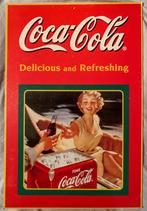 Reclamepaneel coca cola, Verzamelen, Merken en Reclamevoorwerpen, Ophalen of Verzenden, Zo goed als nieuw, Reclamebord