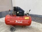 Perel 100l compressor, Doe-het-zelf en Bouw, Compressors, 100 liter of meer, Ophalen, Gebruikt, 6 tot 10 bar
