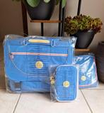 Cartable + plumier + sac repas Kipling Sweet Blue C, Ophalen of Verzenden, Nieuw, Aktetas of Boekentas