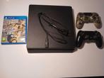 PS4 Slim 500 GB, Met 2 controllers, Gebruikt, 500 GB, Ophalen