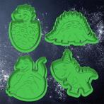 4x Dino Cookie cutter / Koekjessnijders, Ophalen of Verzenden, Nieuw, Bakvorm
