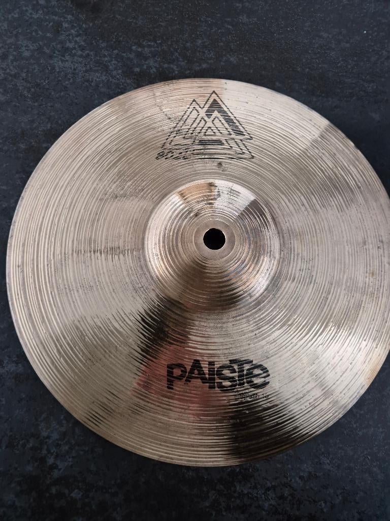 10" Splash Paiste 802 bekken/cymbal, Musique & Instruments, Musiques & Instruments Autre, Utilisé, Enlèvement ou Envoi