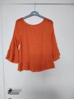 Blouse Orange katoen maat L, Kleding | Dames, Blouses en Tunieken, Ophalen, Maat 42/44 (L), Oranje, Zo goed als nieuw
