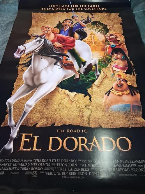 cinema affiche walt disney el dorado, Verzamelen, Disney, Zo goed als nieuw, Plaatje of Poster, Overige figuren, Ophalen