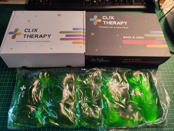 Warmte -en koude packs Clix Therapy beschikbaar voor biedingen
