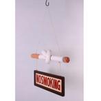 Verboden te roken wandbord 67 cm - no smoking, Huis en Inrichting, Ophalen, Nieuw