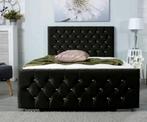 Elegante Bedframe met Knopen – Beschikbaar in Meerdere Maten, Verzenden, Nieuw
