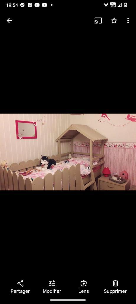 Chambre bébé/enfant Périclès + lit cabane, Kinderen en Baby's, Kinderkamer | Stapelbedden en Hoogslapers, Gebruikt, Ophalen
