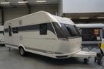 Nieuwe 7pers.Hobby met rondzit, frans bed, stapelbed van 3, Caravans en Kamperen, Rondzit, Hobby, Koelkast, Frans bed