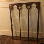 Porte vitrine acajou neo gothique 19 eme, Enlèvement, Comme neuf