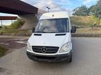 Mercedes Sprinter 313CDI L4H3 130pk Euro5 Camera Airco, Voorwielaandrijving, Euro 5, Zwart, Leder en Stof