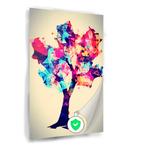 Abstracte Boom met Kleurrijke Bladeren Poster 50x75cm glans, Huis en Inrichting, Woonaccessoires | Schilderijen, Tekeningen en Foto's