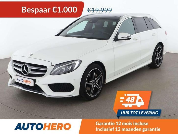 Mercedes-Benz C-Klasse 200 C 200 d T AMG Line (bj 2018), Auto's, Mercedes-Benz, Te koop, C-Klasse, 360° camera, ABS, Achteruitrijcamera