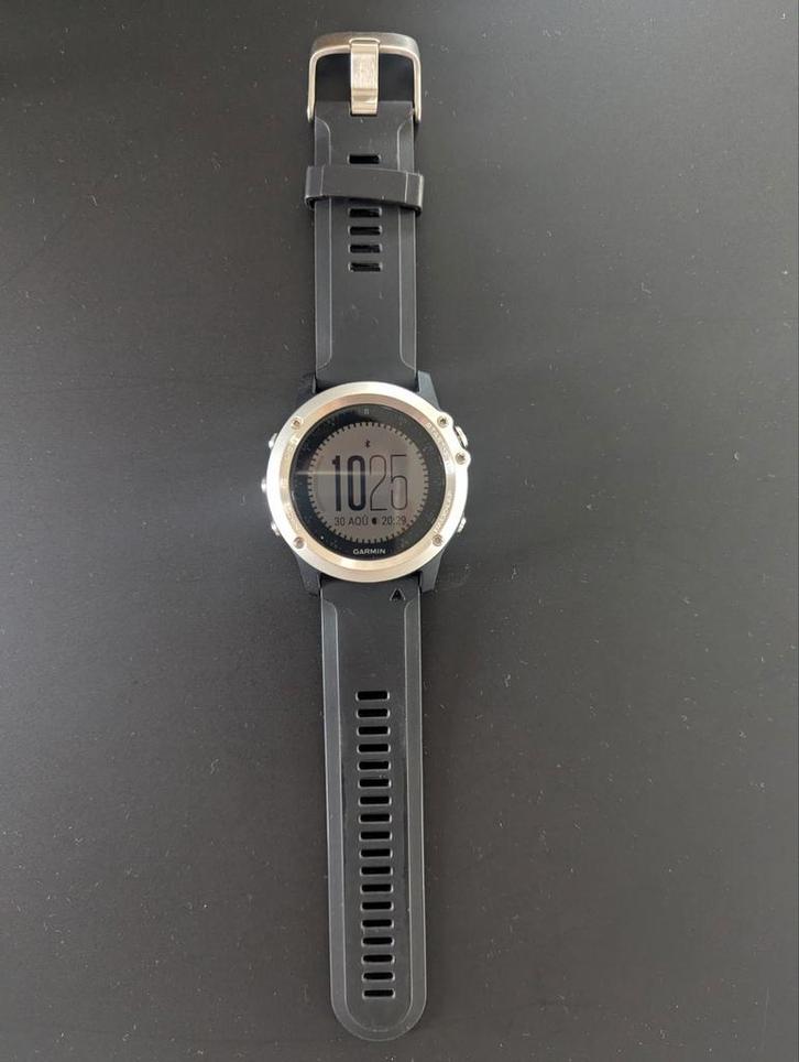 Garmin Fenix 3 HR - GPS-multisporthorloge, Handtassen en Accessoires, Sporthorloges, Zo goed als nieuw, GPS, Waterdicht, Ophalen