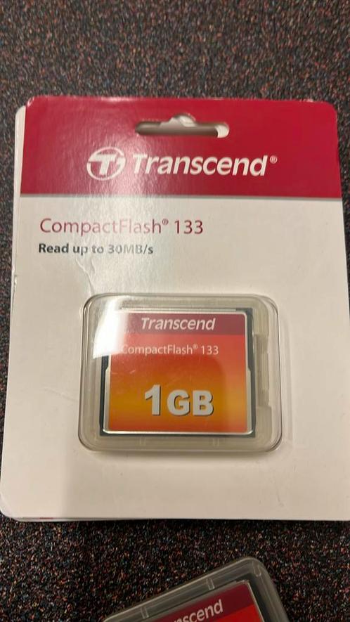 Transcend 1 GB CF 133x, Audio, Tv en Foto, Foto | Geheugenkaarten, Nieuw, Ophalen of Verzenden