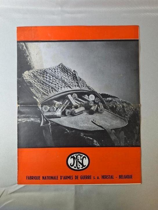 Dépliant munitions FN Herstal 1950 Brenneke Legia, Collections, Objets militaires | Général, Enlèvement ou Envoi